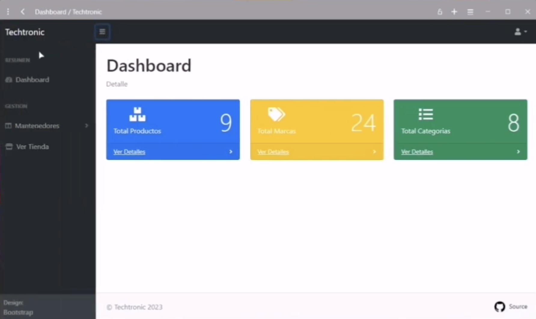 Techtronic vista administrativa